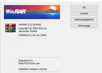 kích hoạt winrar