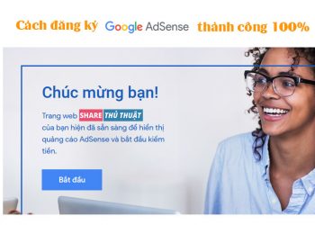 đăng ký google adsense cho website