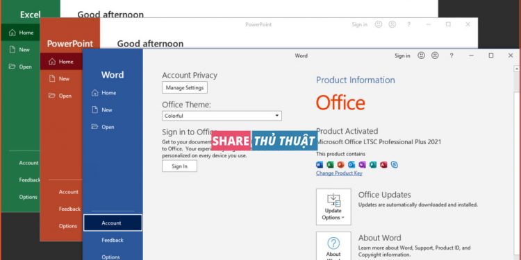 cài đặt kích hoạt office 2021 pro plus