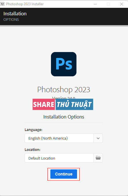 install Adobe Photoshop 2023
