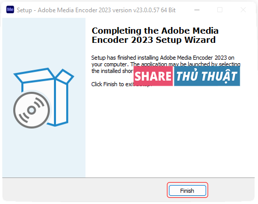 kích hoạt Adobe Media Encoder 2023