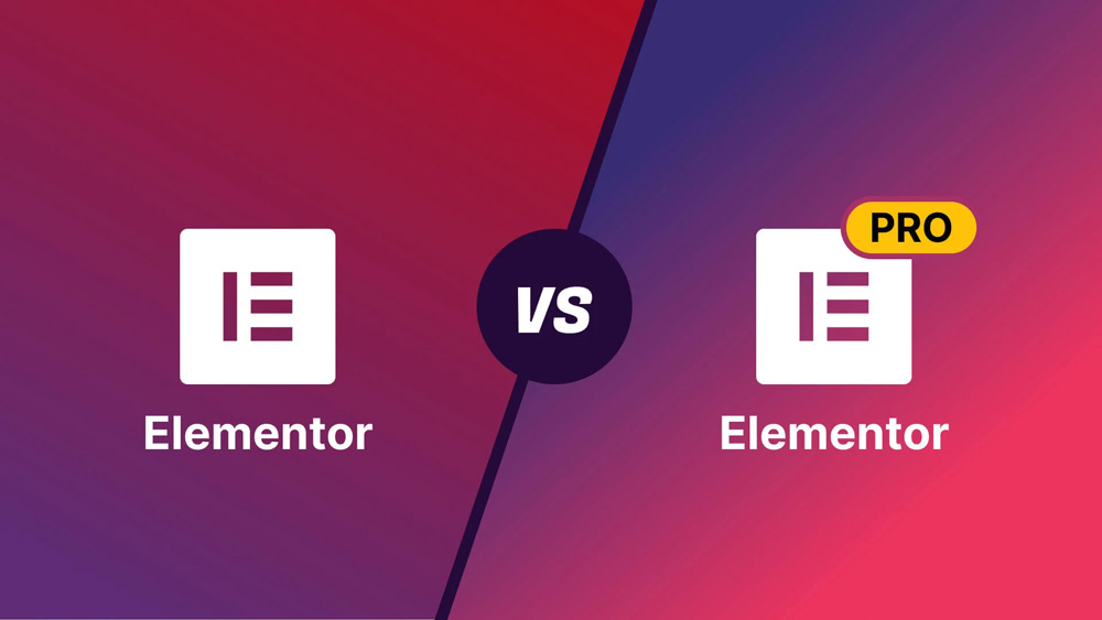 so sánh Elementor Pro với Elementor free