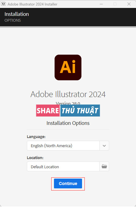 kích hoạt Adobe Illustrator 2024