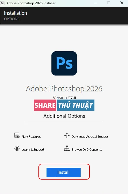 install Adobe Photoshop 2026 